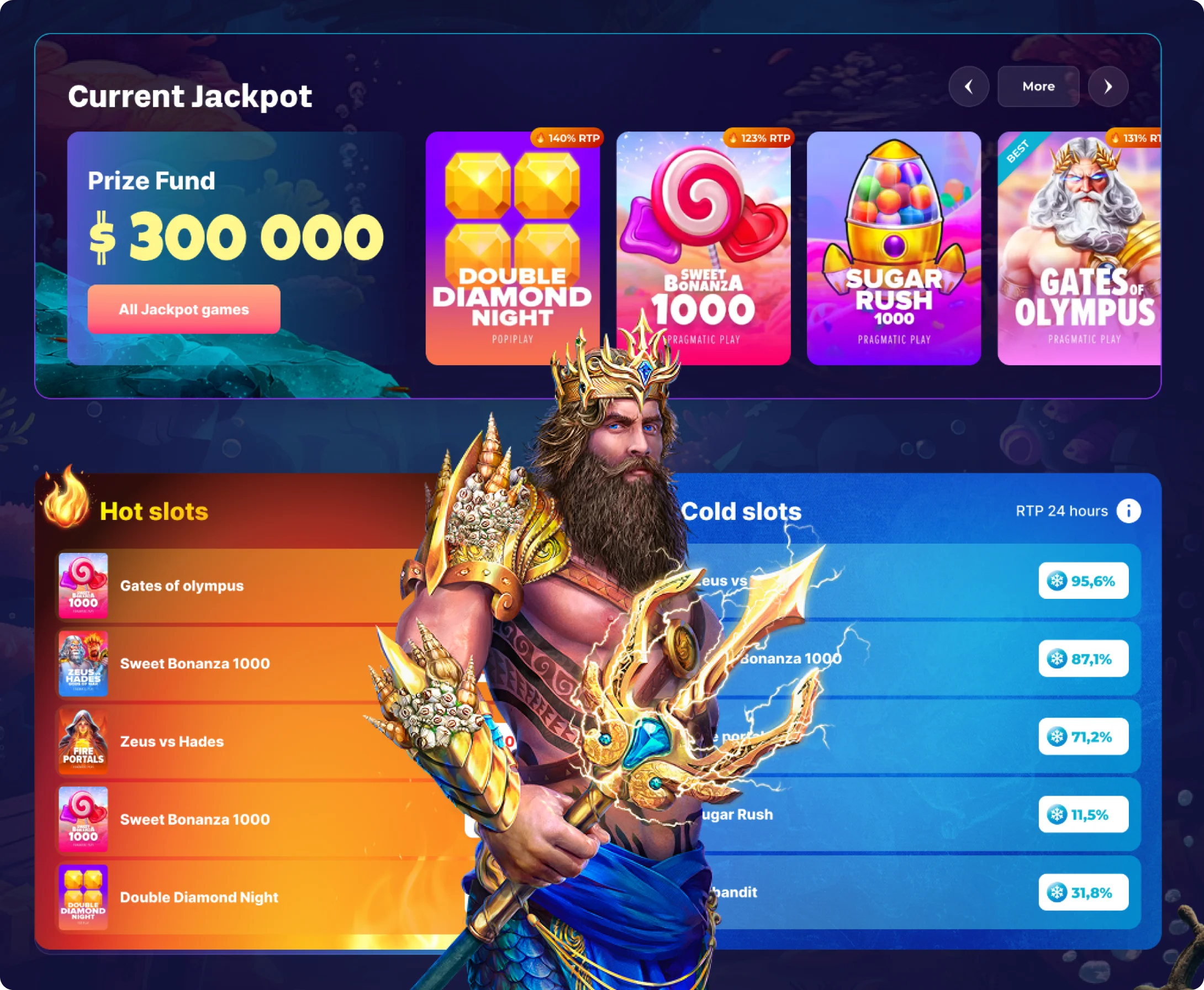 Triton Slots Juegos de casino